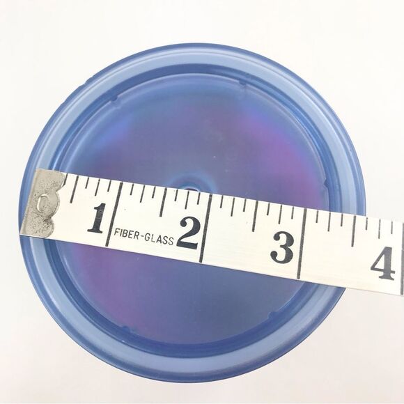 Starbucks Spring 2024 Yellow Blue Dichroic Magnolias 24 Oz Venti Plastic Tumbler - Picture 9 of 13